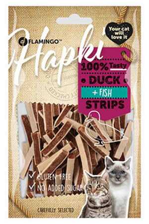FLAMINGO - Flamingo Hapki Ördekli Balıklı Kedi Ödül Maması 85gr FLAMINGO - Flamingo Hapki Ördekli Balıklı Kedi Ödül Maması 85gr