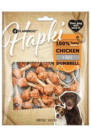 FLAMINGO - Flamingo Hapki Tavuk ve Pirinçli Dumbell Köpek Ödül Maması 150gr FLAMINGO - Flamingo Hapki Tavuk ve Pirinçli Dumbell Köpek Ödül Maması 150gr
