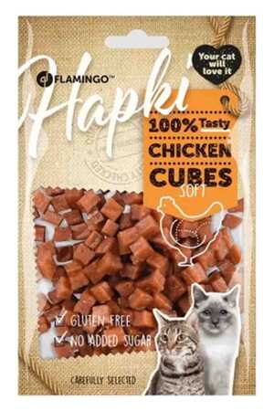 FLAMINGO - Flamingo Hapki Tavuklu Küp Kedi Ödül Maması 85gr FLAMINGO - Flamingo Hapki Tavuklu Küp Kedi Ödül Maması 85gr