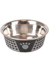 FLAMINGO - Flamingo Hermosa Köpek Mama Kabı 800ml Gri