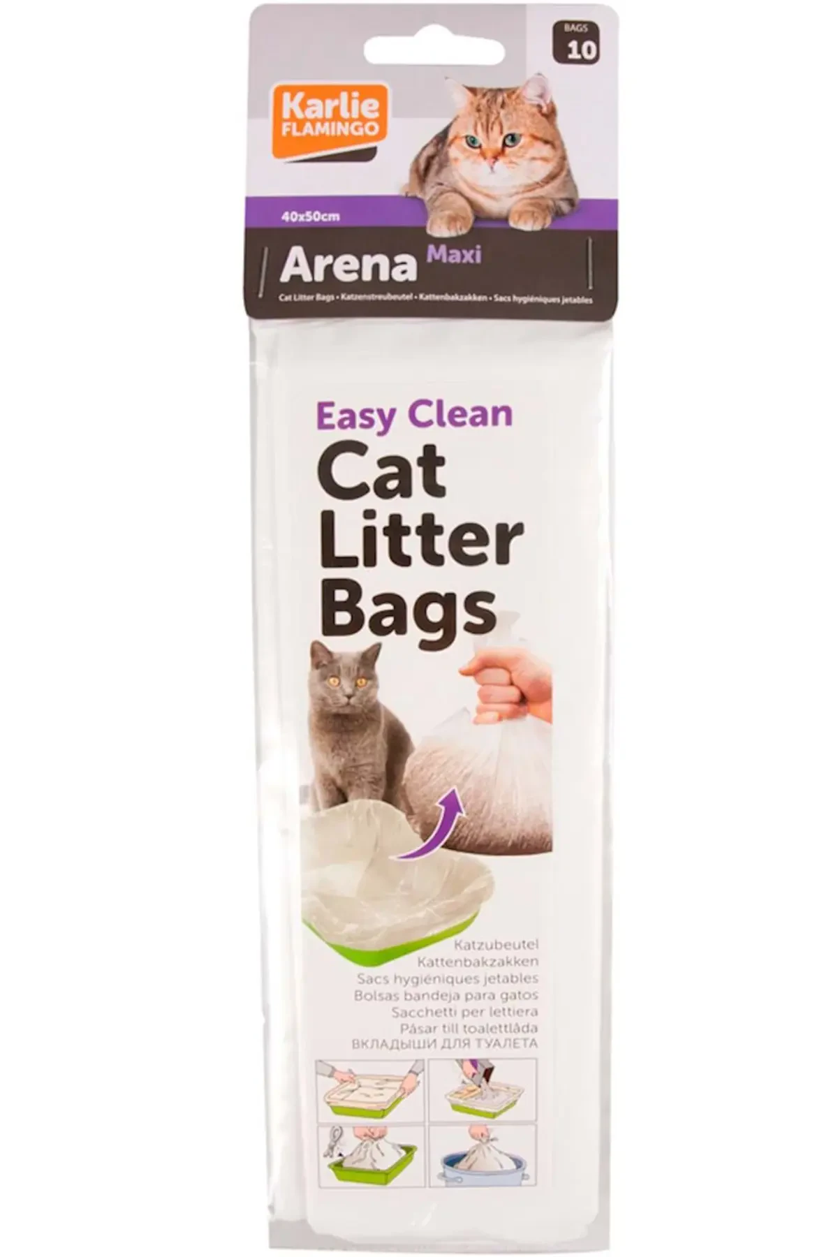 FLAMINGO - Flamingo Kedi Tuvaleti Poşeti Maxi (10lu) FLAMINGO - Flamingo Kedi Tuvaleti Poşeti Maxi (10lu)