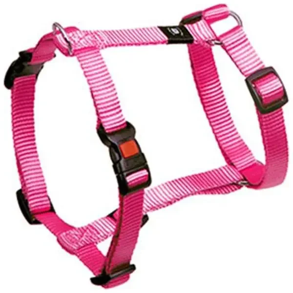 FLAMINGO - Flamingo Kilitli Köpek Göğüs Tasması 45-70cm (L/XL) Pembe