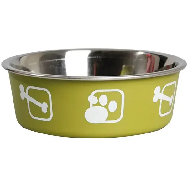 Flamingo Köpek Mama Kabı 14cm 450ml Yeşil