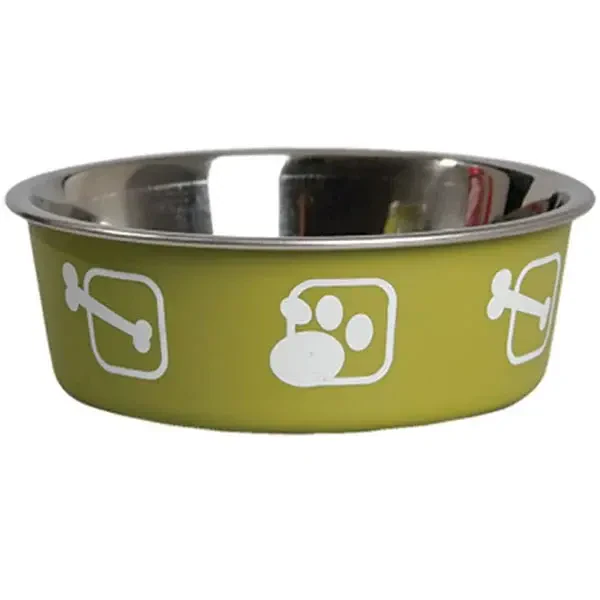 FLAMINGO - Flamingo Köpek Mama Kabı 21cm 1500ml Yeşil