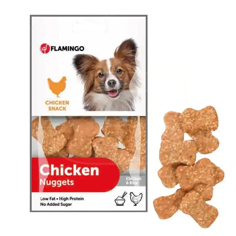 FLAMINGO - Flamingo Nuggets Tavuklu Ve Pirinçli Köpek Ödül Maması 85gr FLAMINGO - Flamingo Nuggets Tavuklu Ve Pirinçli Köpek Ödül Maması 85gr