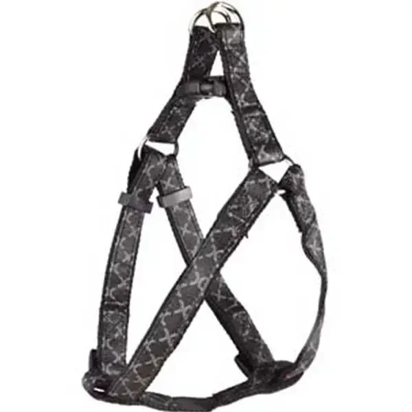 FLAMINGO - Flamingo Odin Üçgen Köpek Göğüs Tasması 35-50cm 15mm Siyah