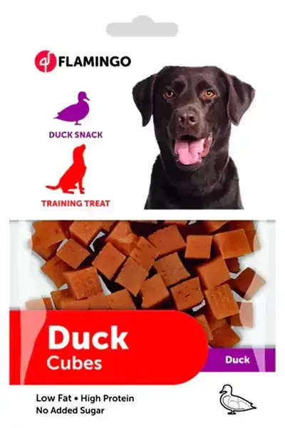 FLAMINGO - Flamingo Ördekli Küp Köpek Ödül Maması 85gr