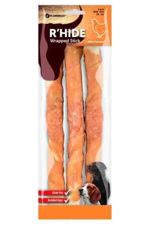 FLAMINGO - Flamingo Rhide Tavuk Sargılı Köpek Kemiği 25cm 240gr FLAMINGO - Flamingo Rhide Tavuk Sargılı Köpek Kemiği 25cm 240gr