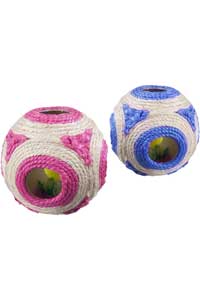 FLAMINGO - Flamingo Sisal Top Çıngıraklı ve Kedi Otlu 11cm