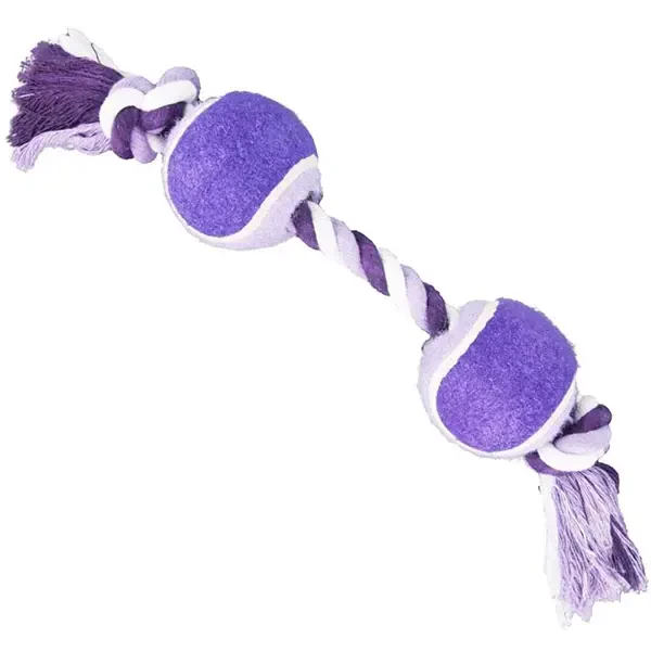 Flamingo Tenis Toplu Pamuk İp Köpek Oyuncağı Flamingo Tenis Toplu Pamuk İp Köpek Oyuncağı