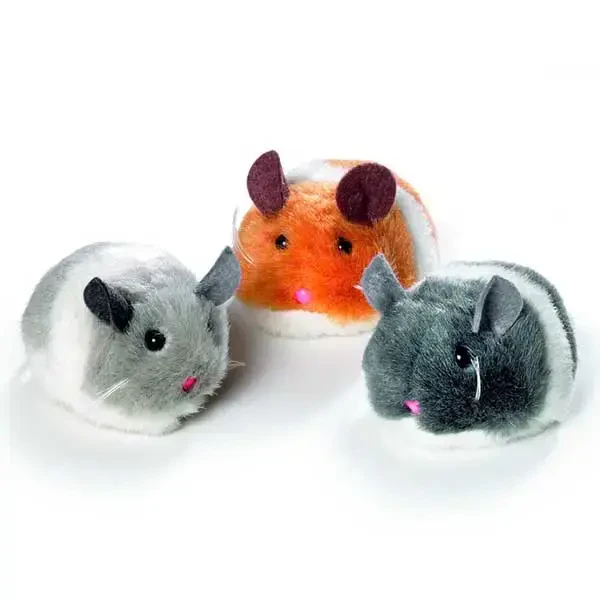 FLAMINGO - Flamingo Titreyen Jerry Peluş Fare Kedi Oyuncağı 7cm