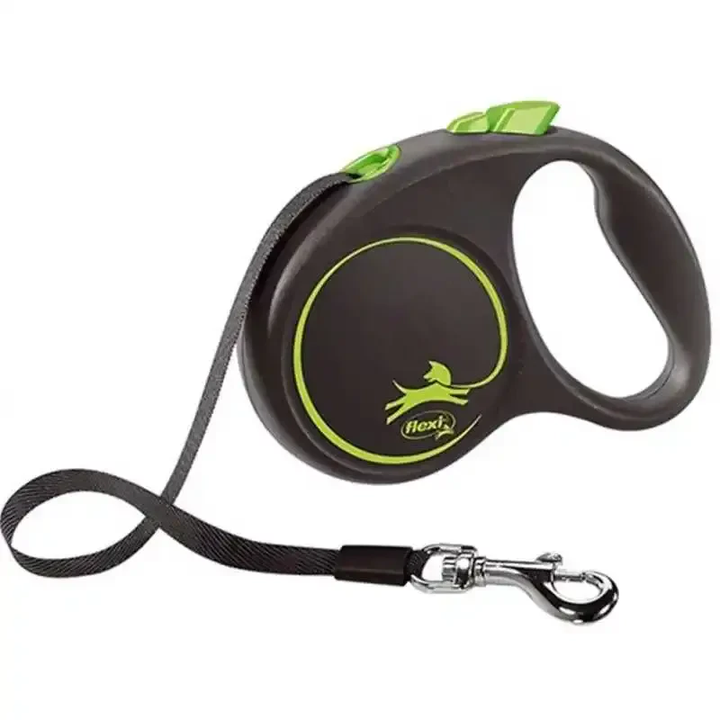 Flexi Black Design Otomatik Şerit Köpek Gezdirme Kayışı 5mt (S) Yeşil Flexi Black Design Otomatik Şerit Köpek Gezdirme Kayışı 5mt (S) Yeşil
