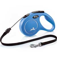 FLEXI - Flexi New Classic Otomatik İp Köpek Gezdirme Kayışı 5mt (M) Mavi