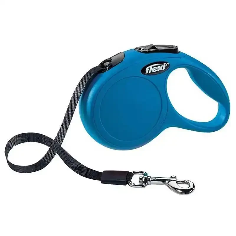 Flexi New Classic Otomatik Şerit Köpek Gezdirme Kayışı 5mt (S) Mavi Flexi New Classic Otomatik Şerit Köpek Gezdirme Kayışı 5mt (S) Mavi