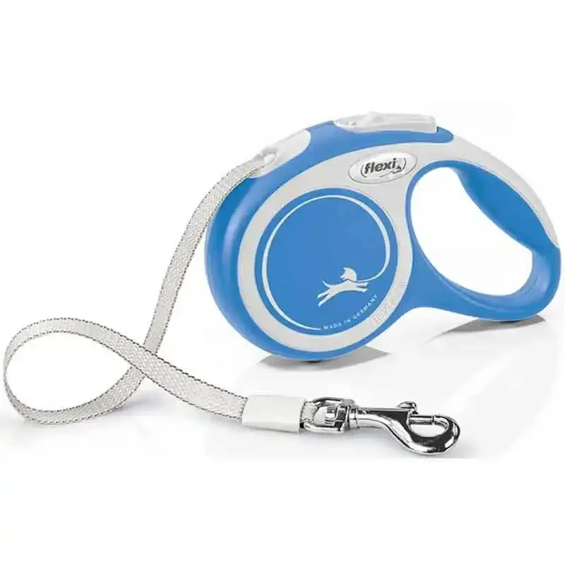 Flexi New Comfort Otomatik Şerit Köpek Gezdirme Kayışı 5mt (L) Mavi Flexi New Comfort Otomatik Şerit Köpek Gezdirme Kayışı 5mt (L) Mavi