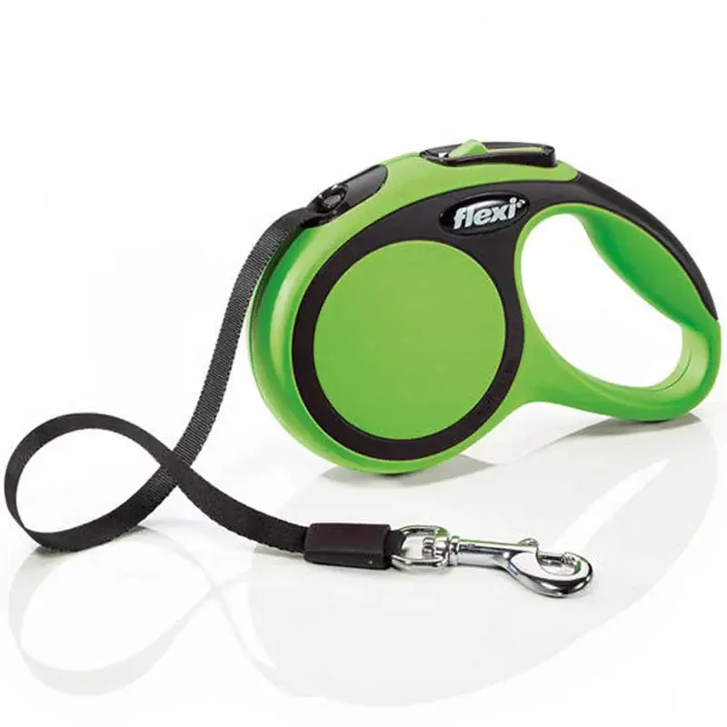 FLEXI - Flexi New Comfort Otomatik Şerit Köpek Gezdirme Kayışı 8mt (L) Yeşil