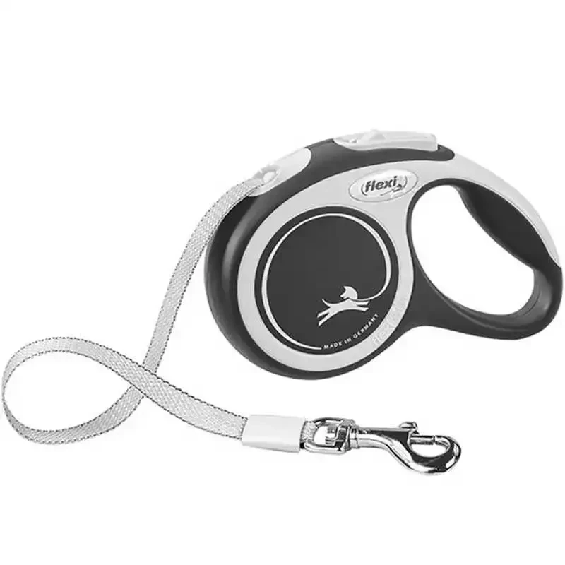 FLEXI - Flexi New Comfort Otomatik Şerit Köpek Gezdirme Kayışı 5mt (M) Siyah