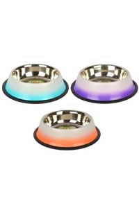 FLIP - Flip Kaymaz Çift Renkli Çelik Mama Kabı 480ml 