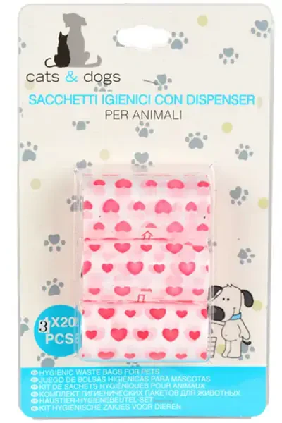 Flip Kedi ve Köpekler İçin Dışkı Toplama Poşeti (3lü)