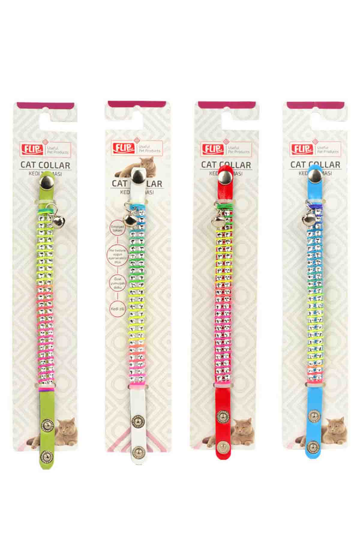 Flip Taşlı Kedi Boyun Tasması Flip Taşlı Kedi Boyun Tasması