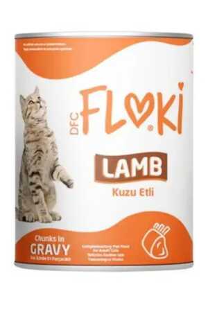 FLOKİ - Floki Kuzulu Sos İçinde Yetişkin Kedi Konservesi 400gr