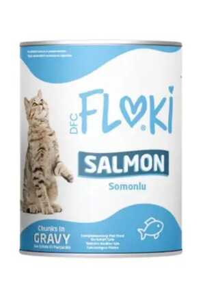 FLOKİ - Floki Somonlu Sos İçinde Yetişkin Kedi Konservesi 400gr