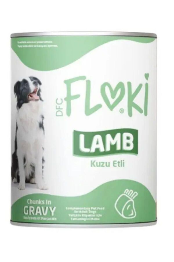 Floki Kuzulu Sos İçinde Yetişkin Köpek Konservesi 400gr