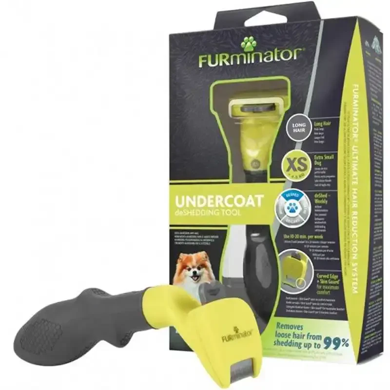 Furminator Uzun Tüylü Mini Irk Köpekler İçin Köpek Tarağı (Xs)