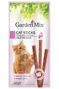 GARDEN MIX - Garden Mix Ciğerli Kedi Ödül Çubuğu 3x5gr GARDEN MIX - Garden Mix Ciğerli Kedi Ödül Çubuğu 3x5gr