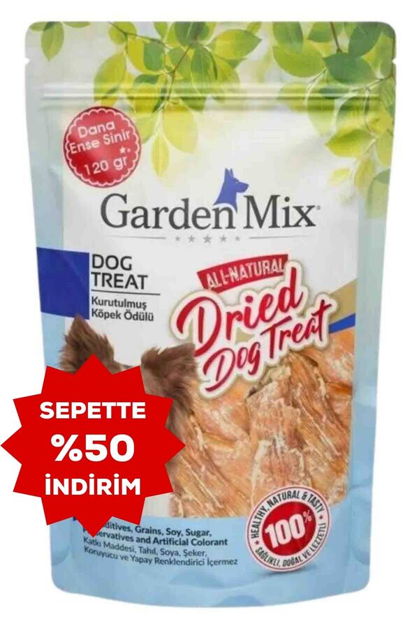 Garden Mix Kurutulmuş Dana Ense Siniri Köpek Ödülü 120gr
