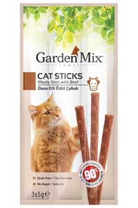 GARDEN MIX - Garden Mix Dana Etli Kedi Ödül Çubuğu 3x5gr GARDEN MIX - Garden Mix Dana Etli Kedi Ödül Çubuğu 3x5gr