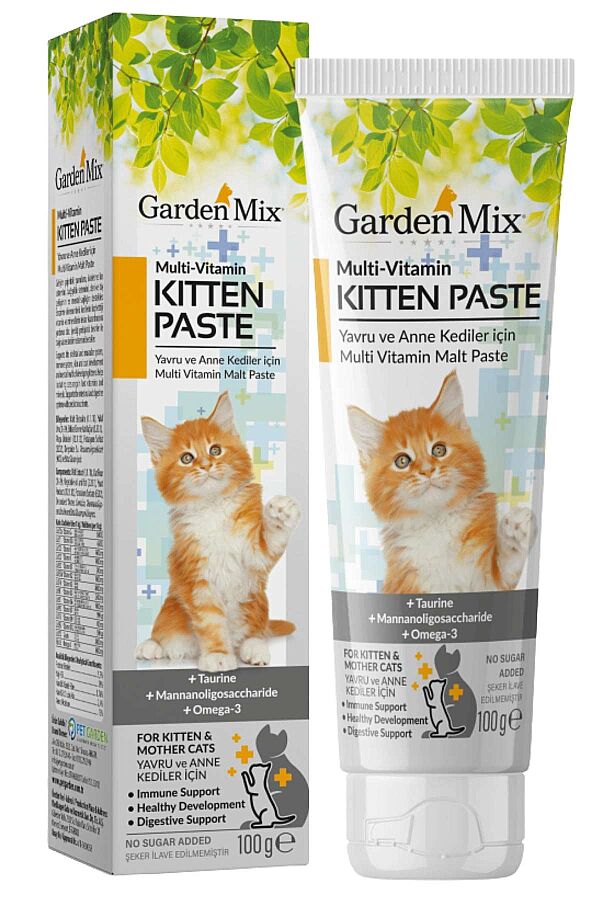 Garden Mix Yavru Kediler İçin Multivitamin Macun 100gr - 1