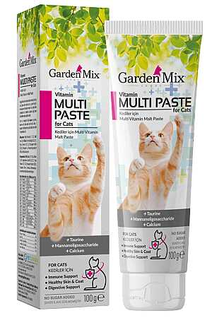 Garden Mix Yetişkin Kediler İçin Multivitamin Macun 100gr
