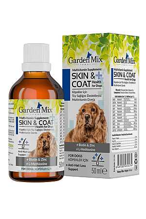 Garden Mix Köpekler İçin Tüy Sağlığı Destekleyici Multivitamin Damla 50ml