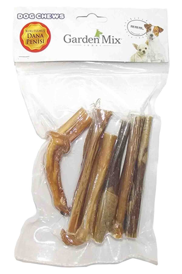 Garden Mix Kurutulmuş Dana Penisi Köpek Ödül Maması 100gr