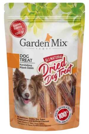 GARDEN MIX - Garden Mix Kurutulmuş Dana Kamışı Köpek Ödülü 100gr