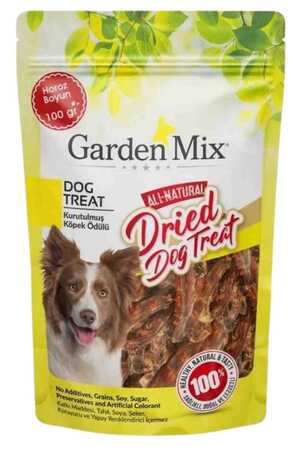 GARDEN MIX - Garden Mix Kurutulmuş Horoz Boyun Köpek Ödülü 100gr