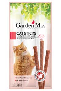 GARDEN MIX - Garden Mix Kuzu Etli Kedi Ödül Çubuğu 3x5gr GARDEN MIX - Garden Mix Kuzu Etli Kedi Ödül Çubuğu 3x5gr