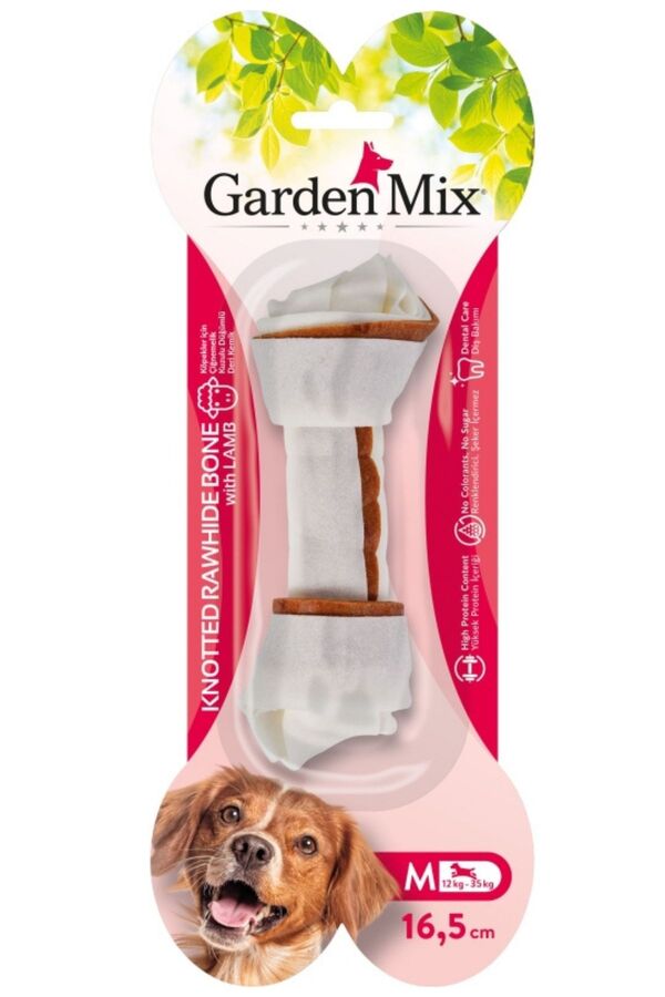 Garden Mix Kuzulu Düğüm Köpek Kemiği 16.5cm (M)