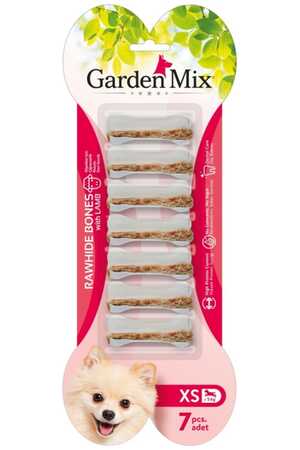 GARDEN MIX - Gardenmix Kuzulu Köpek Kemiği XS 7li 6.3cm
