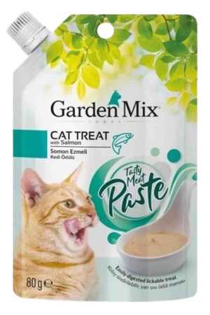 GARDEN MIX - Garden Mix Somonlu Ezme Kedi Ödül Maması 80gr