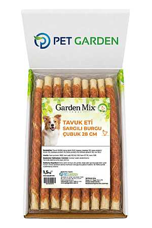 Garden Mix Tavuk Sargılı Çubuk Köpek Ödül Maması 28cm 1.5kg