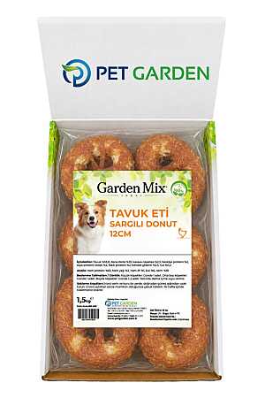 Garden Mix Tavuk Sargılı Donut Köpek Ödül Maması 12cm 1.5kg