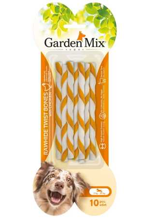 GARDEN MIX - Garden Mix Tavuklu Burgu Çubuk Kemik 10lu