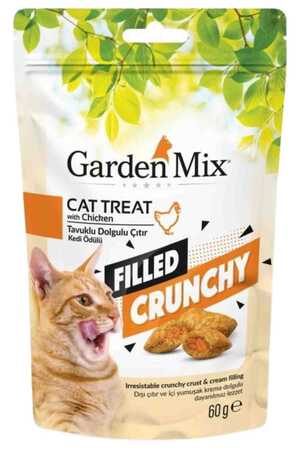 GARDEN MIX - Garden Mix Tavuklu İçi Dolgulu Kedi Ödül Maması 60gr