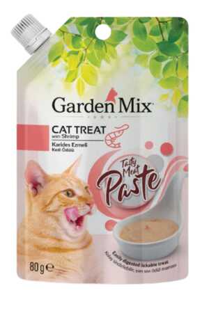 GARDEN MIX - Garden Mix Tavuklu ve Karidesli Ezme Kedi Ödül Maması 80gr GARDEN MIX - Garden Mix Tavuklu ve Karidesli Ezme Kedi Ödül Maması 80gr