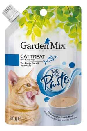 GARDEN MIX - Garden Mix Ton Balıklı Ezme Kedi Ödül Maması 80gr