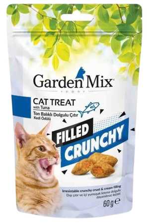 GARDEN MIX - Garden Mix Ton Balıklı İçi Dolgulu Kedi Ödül Maması 60gr