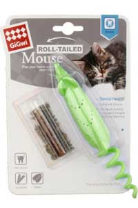 GIGWI - Gigwi Catnipli Fare Model Kedi Oyuncağı Yeşil