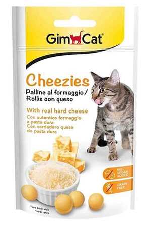 GIMCAT - Gimcat Cheezies Peynirli Kedi Ödül Tableti 50gr